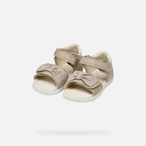 Béžové dívčí sandály Geox Sandal Alul