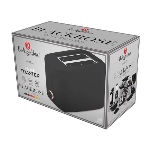 BERLINGERHAUS Topinkovač s krytem 750 W Black Rose Collection BH-9702
