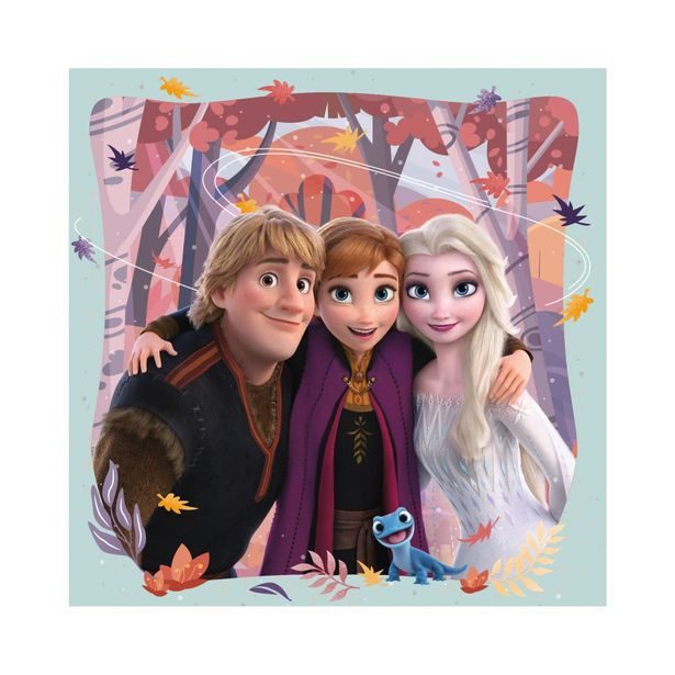 FROZEN: RADOSTNÝ PODZIM 3x55 Puzzle