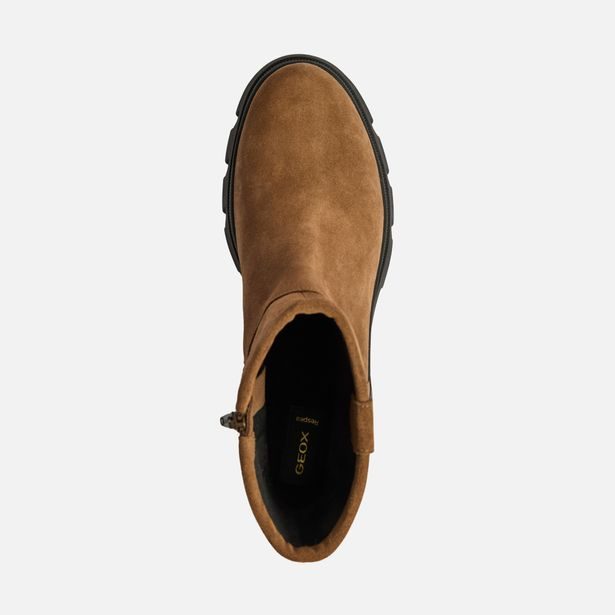 Světle hnědá dámská kotníková obuv Geox Pluette