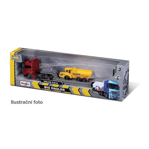 Maisto Maisto - Mini pracovní stroje, Sada velkého tahače, assort