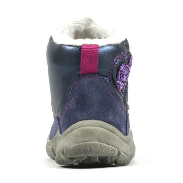 Dětské šněrovací zimní boty s membránou Richter - oceano/violet/magent