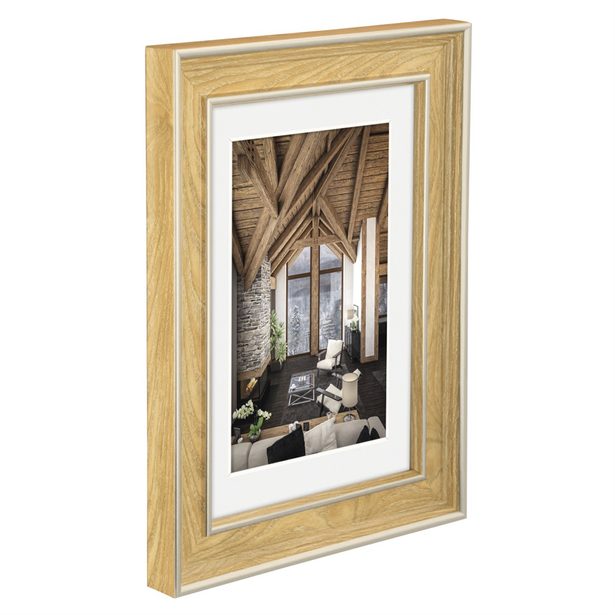 Hama rámeček plastový RUSTIC, dub, 30x40 cm