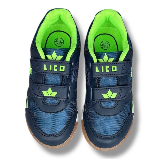 Dětské sálové boty LICO Active Indoor V Marine/lemon
