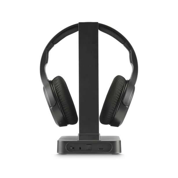 Hama bezdrátová TV sluchátka, nabíjecí základna s 2,4 GHz vysílačem, Bluetooth