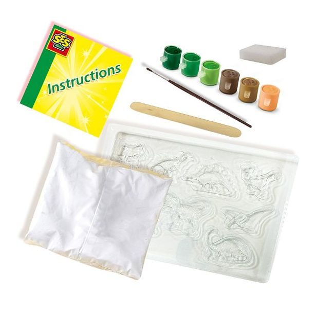 Odlévání a malování - dinosauři