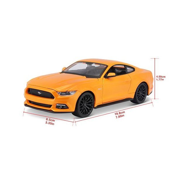 Maisto Maisto - 2015 Ford Mustang GT, oranžová, 1:24