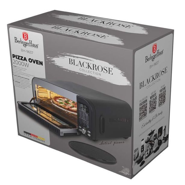 BERLINGERHAUS Pec na pizzu elektrická Black rose Collection BH-9657