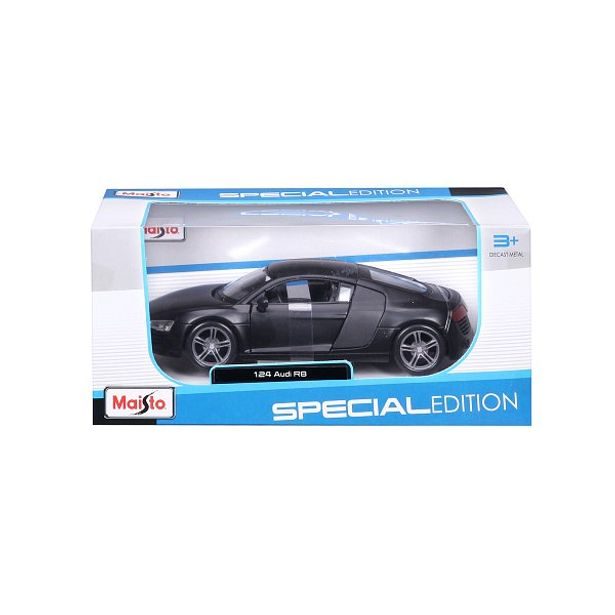 Maisto Maisto - Audi R8, matně černá, 1:24