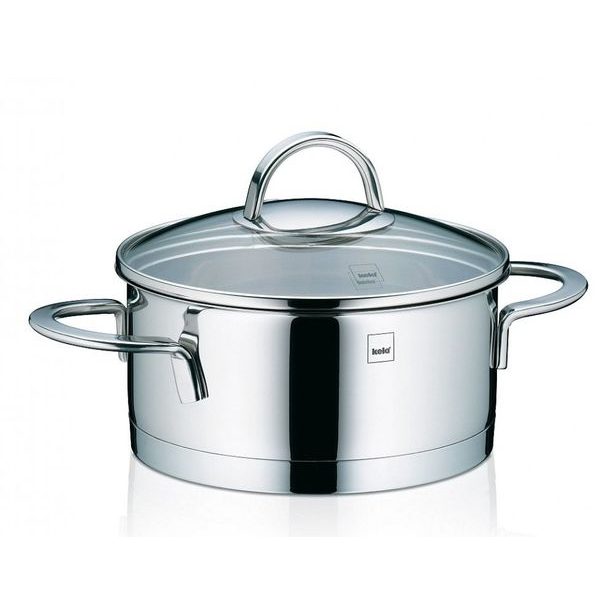 KELA Kastrol nerez se skleněnou poklicí 1,3 l CAILIN KL-10955