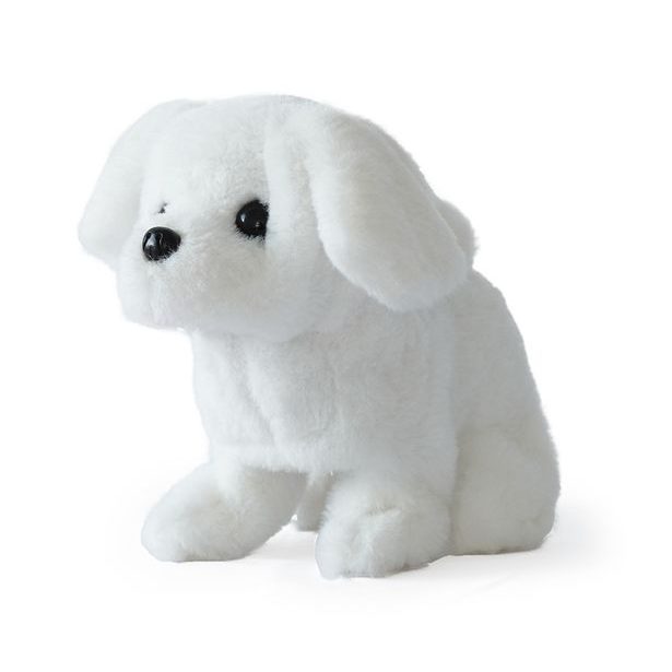 Pejsek na baterie, bílý