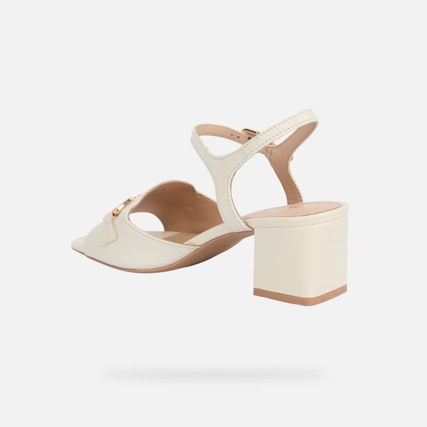 Krémové dámské sandály Geox New Eraklia 50