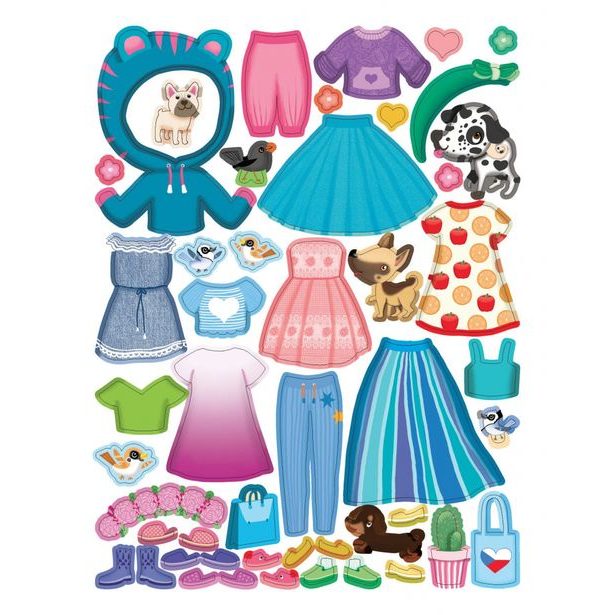 Šaty pro TEREZKU ─ Kniha samolepek Baagl