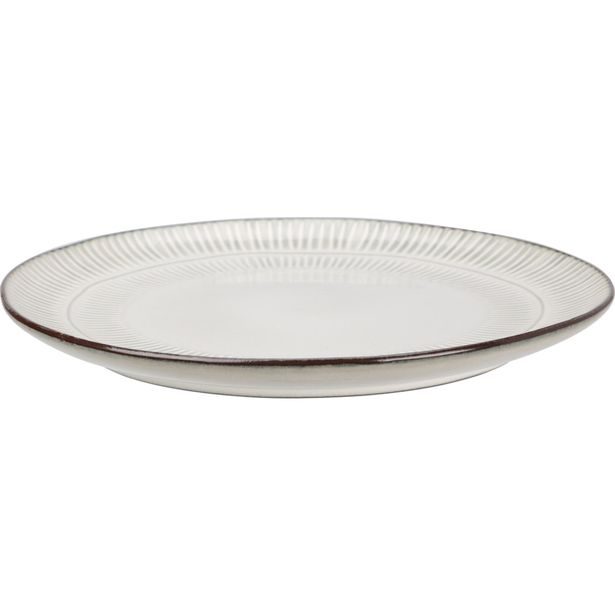 SIAKI Talíř mělký sada 6 ks 27 cm šedá kamenina KO-Q97001530