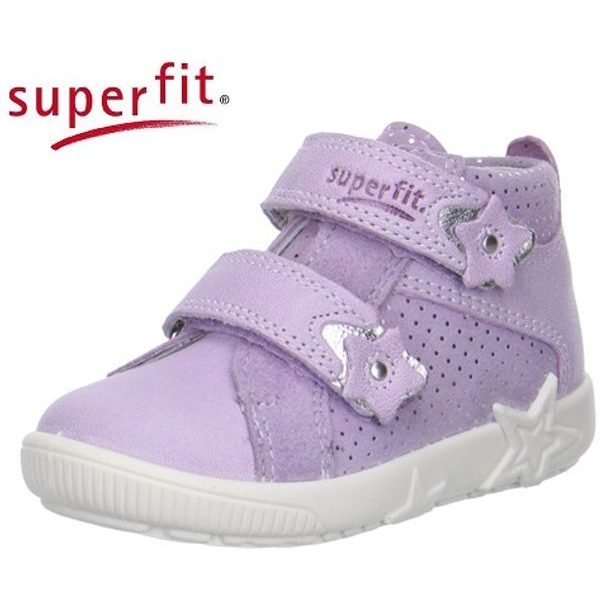 Detská kožená obuv Superfit 2-00437-77 STARLIGHT LILA KOMBI