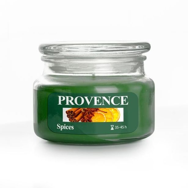 Provence SVÍČKA VE SKLE S VÍČKEM 200G KOŘENÍ_hamashop