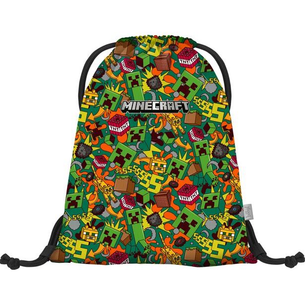 BAAGL SET 3 Skate Minecraft Chaos: batoh, penál, sáček