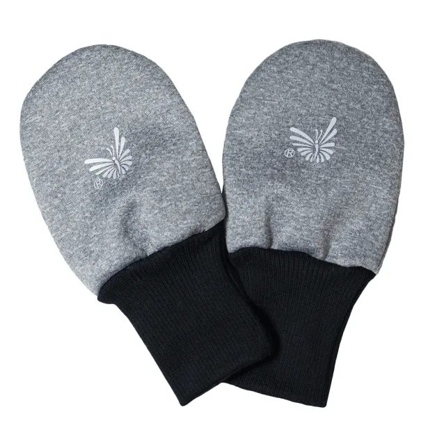 ESITO Rukavice softshell bezpalcové Šedý melír - šedá