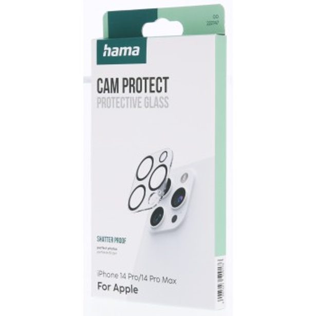 Hama Cam Protect, ochranné sklo fotoaparátu pro Apple iPhone 14 Pro/14 Pro Max, průhledné