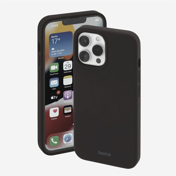 Hama MagCase Finest Feel PRO, kryt pro Apple iPhone 14 Pro Max, černý