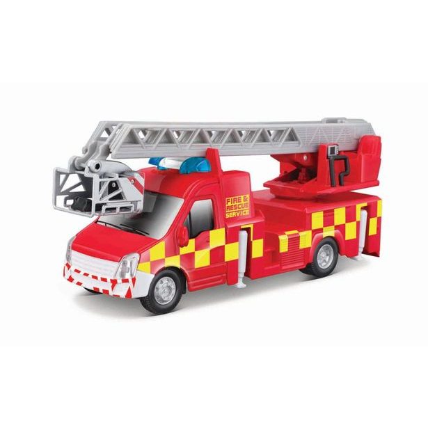 Bburago 1:43 servisné vozidlá Fire Truck with Ladder