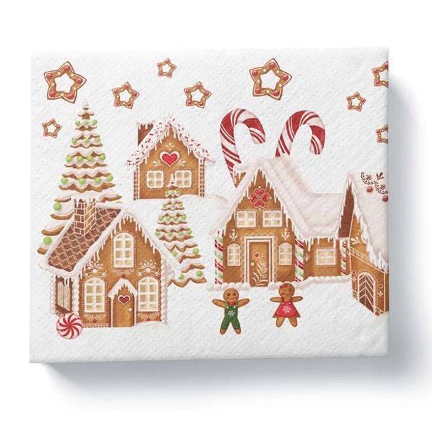 PROCOS UBROUSKY VÁNOČNÍ PERNÍČKOVÁ VESNIČKA 3VRSTVÉ 33X33