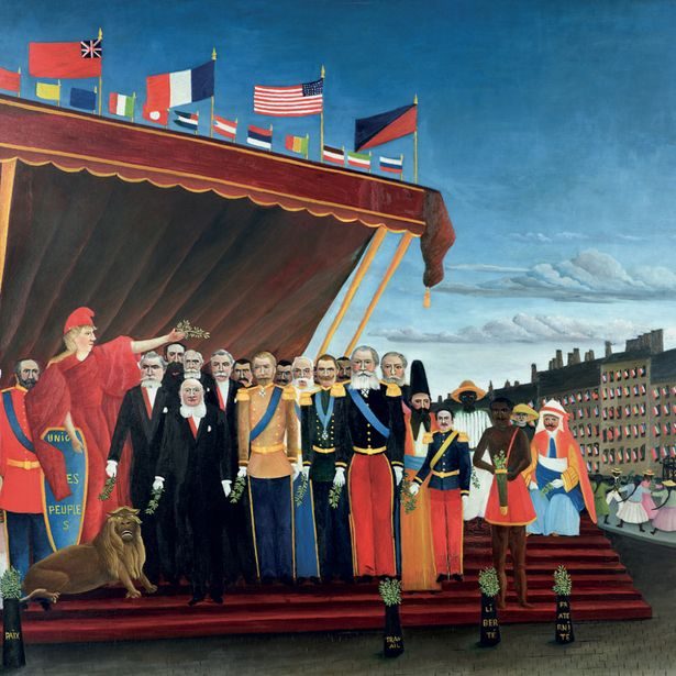 NOTIQUE Poznámkový kalendář Henri Rousseau 2027, 30 x 30 cm