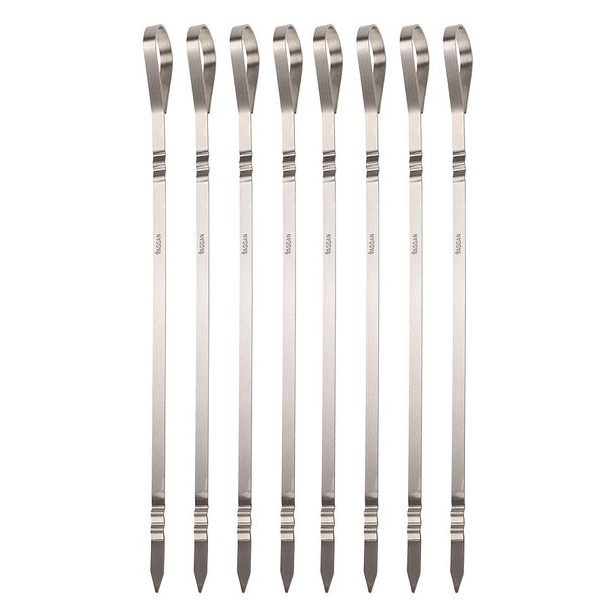 PROGARDEN Jehly na špíz nerez sada 8 ks 41 cm KO-C83501040