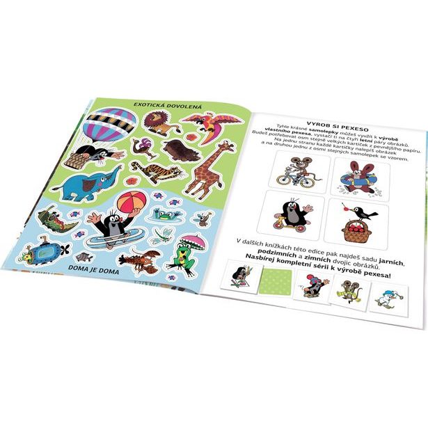 KRTEK a LÉTO ─ Kniha samolepek