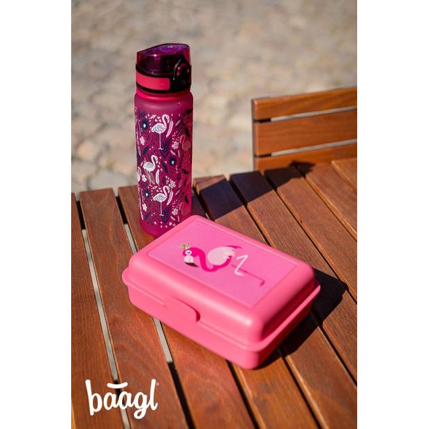BAAGL Tritanová láhev na pití Flamingo 0,5l