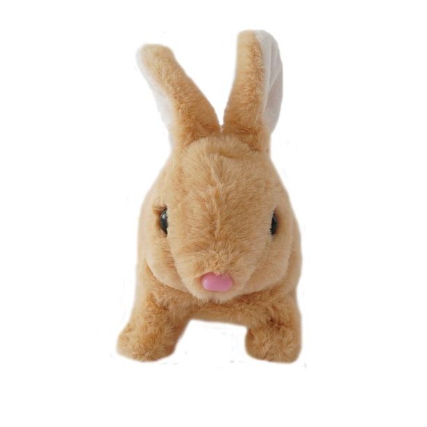 Zajíček béžový na baterie