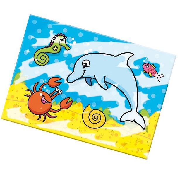 Moje první malování štětcem a vodou