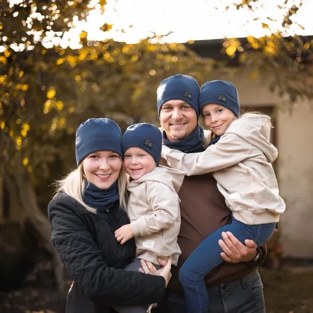 ESITO Zimní nákrčník Warmkeeper ZOE Paris blue - modrá