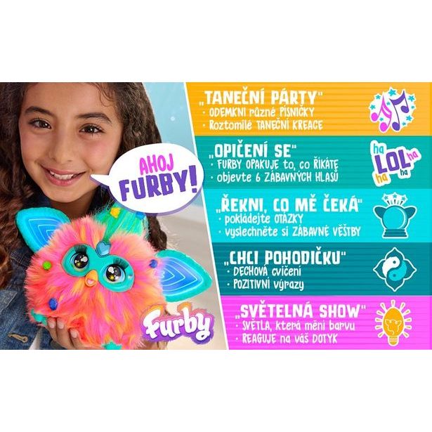 Furby Furby korálový CZ verze