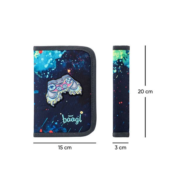 BAAGL Školní penál jednopatrový Chill