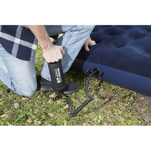 Semišová nafukovací matrace 191x137x22cm