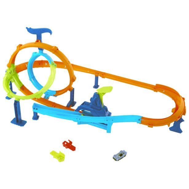 Hot Wheels STUNT TRACKS RAPID LAUNCH CYCLONE