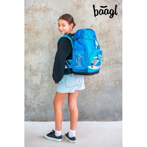 BAAGL Školní batoh Airy Plus Butterfly GRS