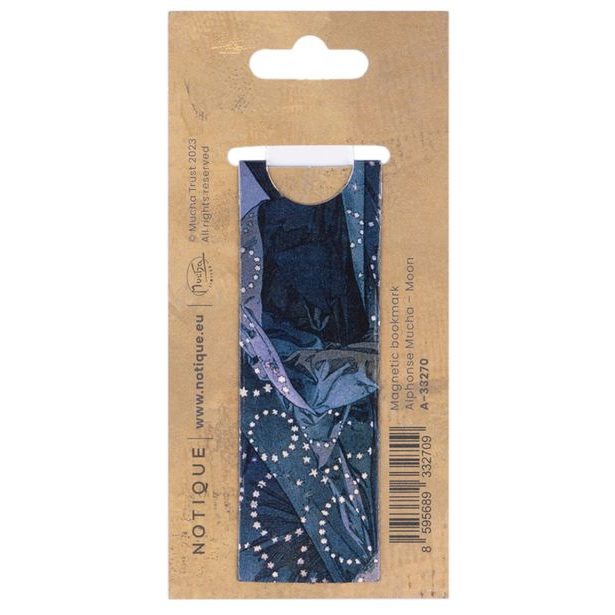Magnetická záložka Alfons Mucha – Luna