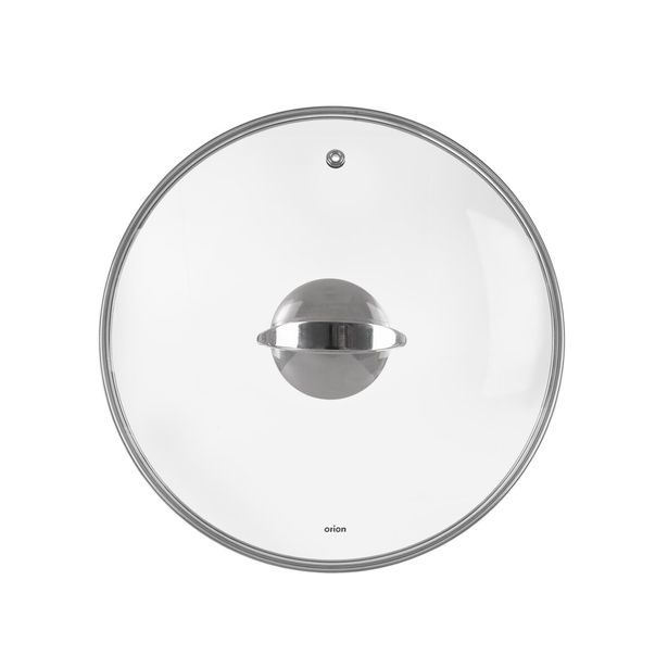 O Poklice sklo pr. 24 cm nerez úchyt loop