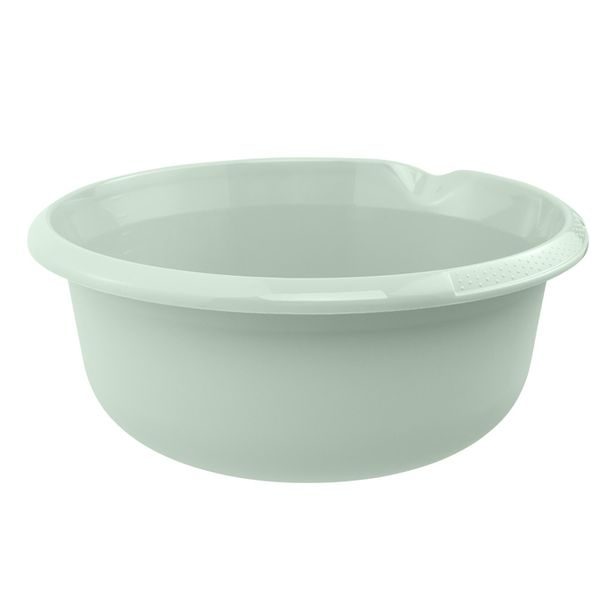 mísa d36x15cm s výlevkou, sv.zelená, 9,0l, plast