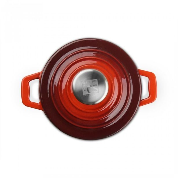 CS SOLINGEN Sada nádobí litinová Xanten 7 ks červená CS-067489