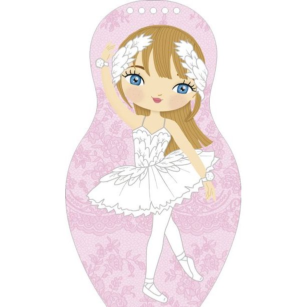 Oblékáme baletky EMMA – Omalovánky Baagl