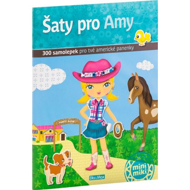 Šaty pro AMY - kniha samolepek Baagl