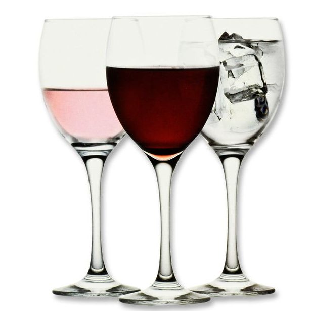 sklen. 245ml, 6ks, VENUE v.19,9cm (KNK)- víno