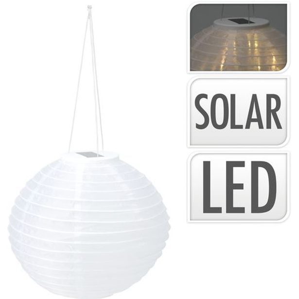koule d40cm, 12LED, solární, polyester
