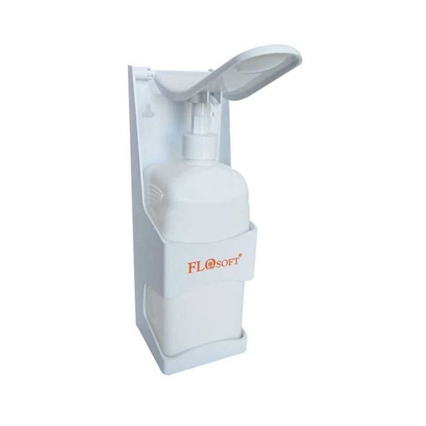 dávkovač 1,0l dezinf., FLOSOFT, na zeď, s pákou, plast