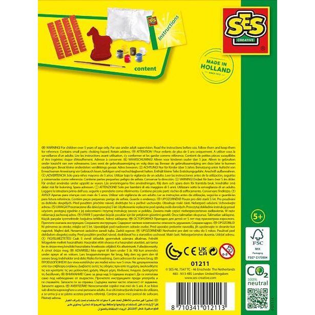 Sadrový komplet - kôň