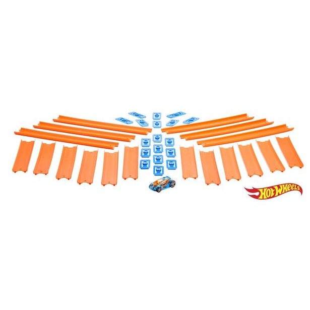 HW TRACK BUILDER DLOUHÁ DRÁHA S ANGLIČÁKEM