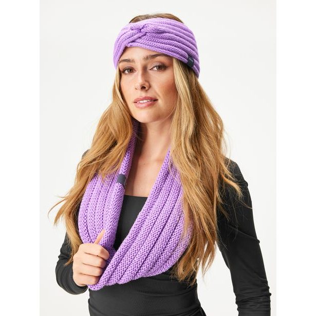 Unuo Čelenka pletená Twist, Lila